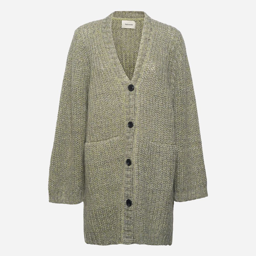 Passage Knit Cardigan Green Mix