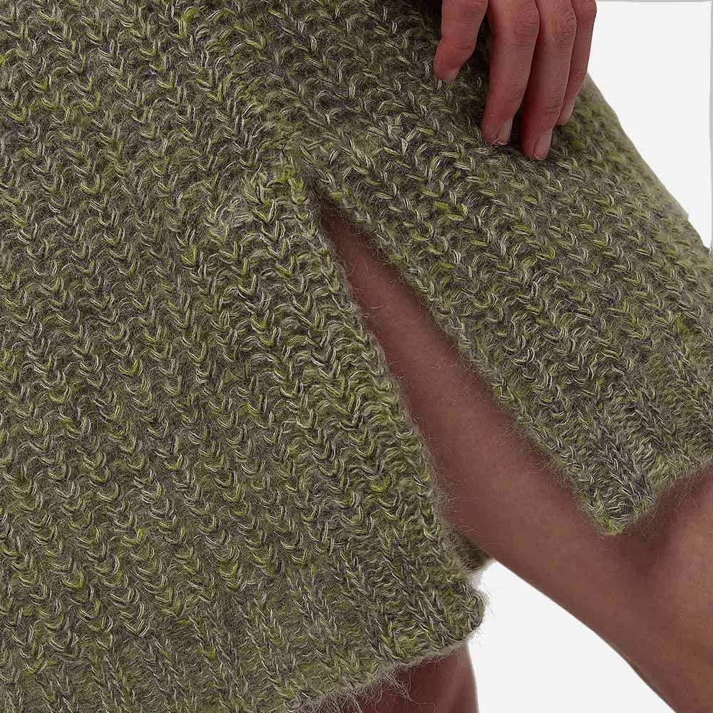 Passage Knit Cardigan Green Mix