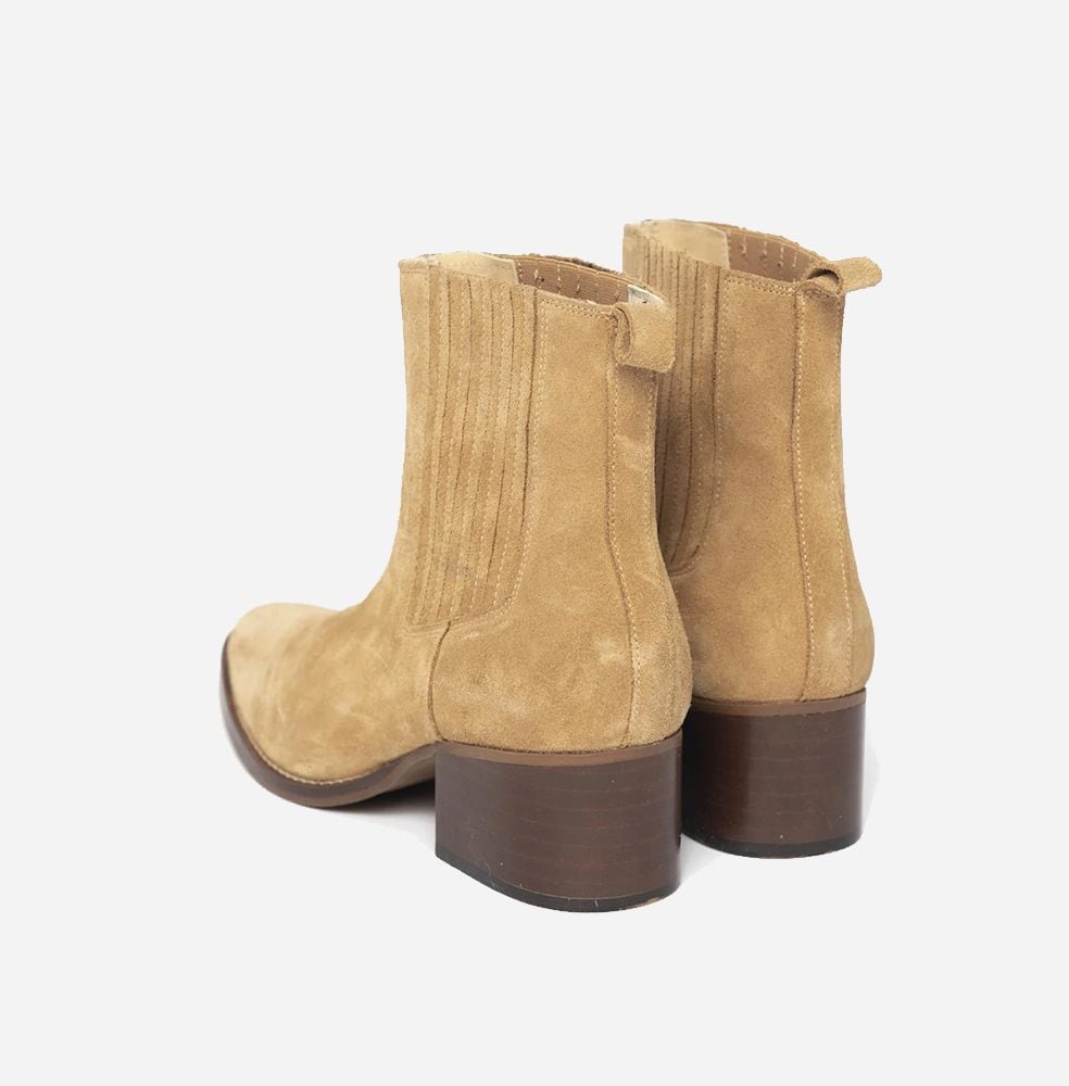 Carro Suede Ankle Boot Desert