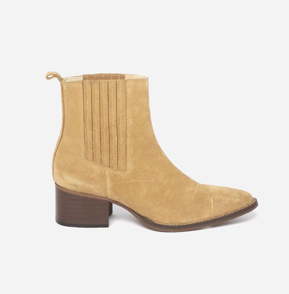 Carro Suede Ankle Boot Desert