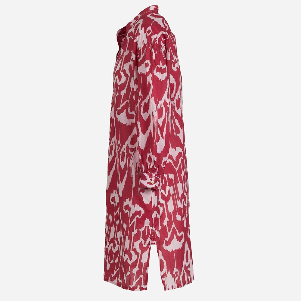 Salina Kjole Kort Rosa Hvit