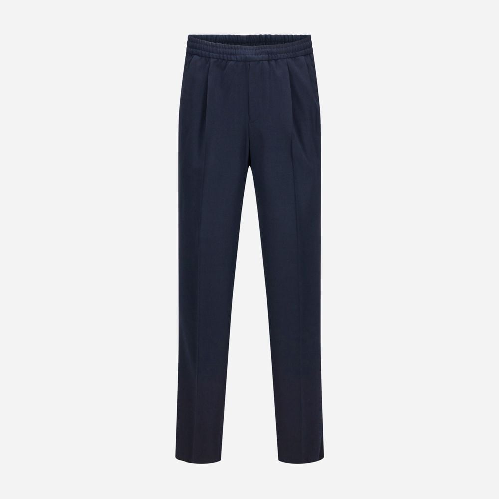 Long Formal Trouser - Navy Sld