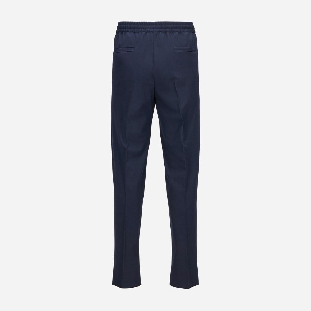 Long Formal Trouser - Navy Sld