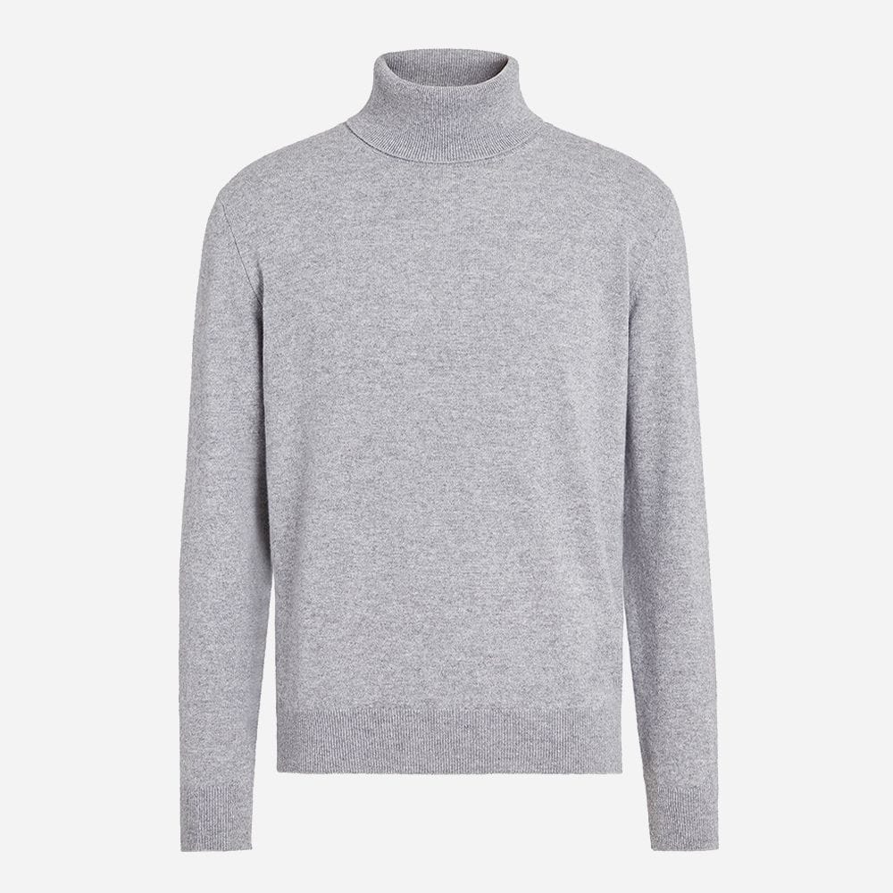 Turtle Neck Knitwear 052   Lt Gry Sld