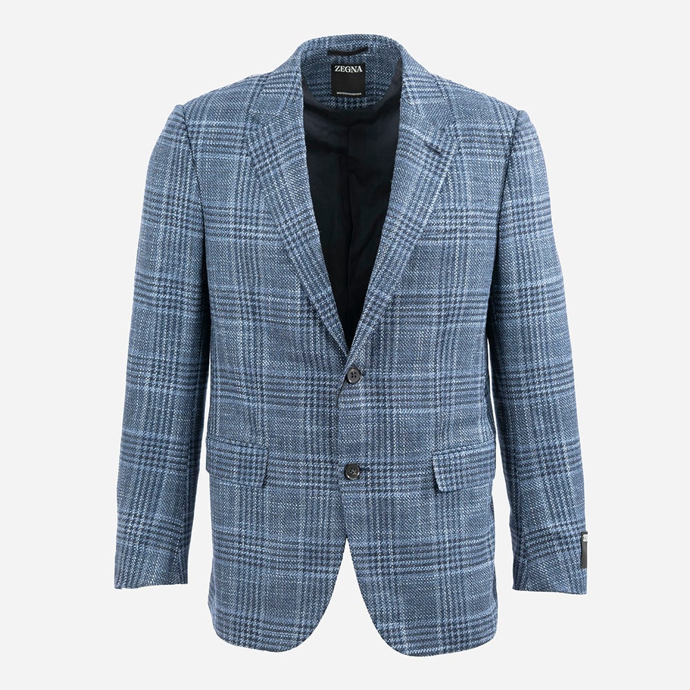 Formal Jacket - Blue Navy Check