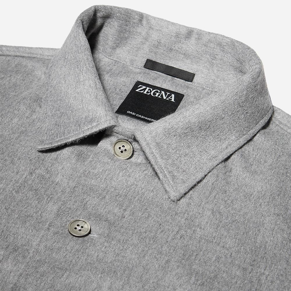 Oasi Cashmere Alba Overshrit - Light Grey