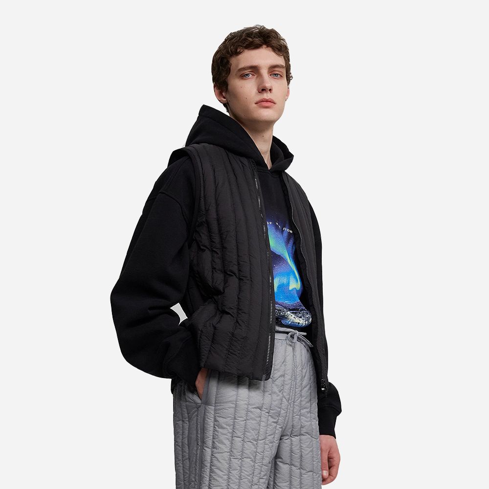 Aff Down Gilet Black
