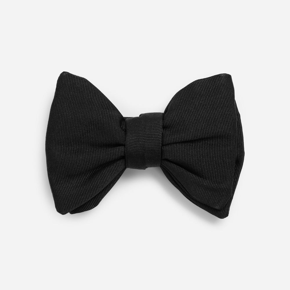 To Make 8 Cm Col Faille Black Rib
