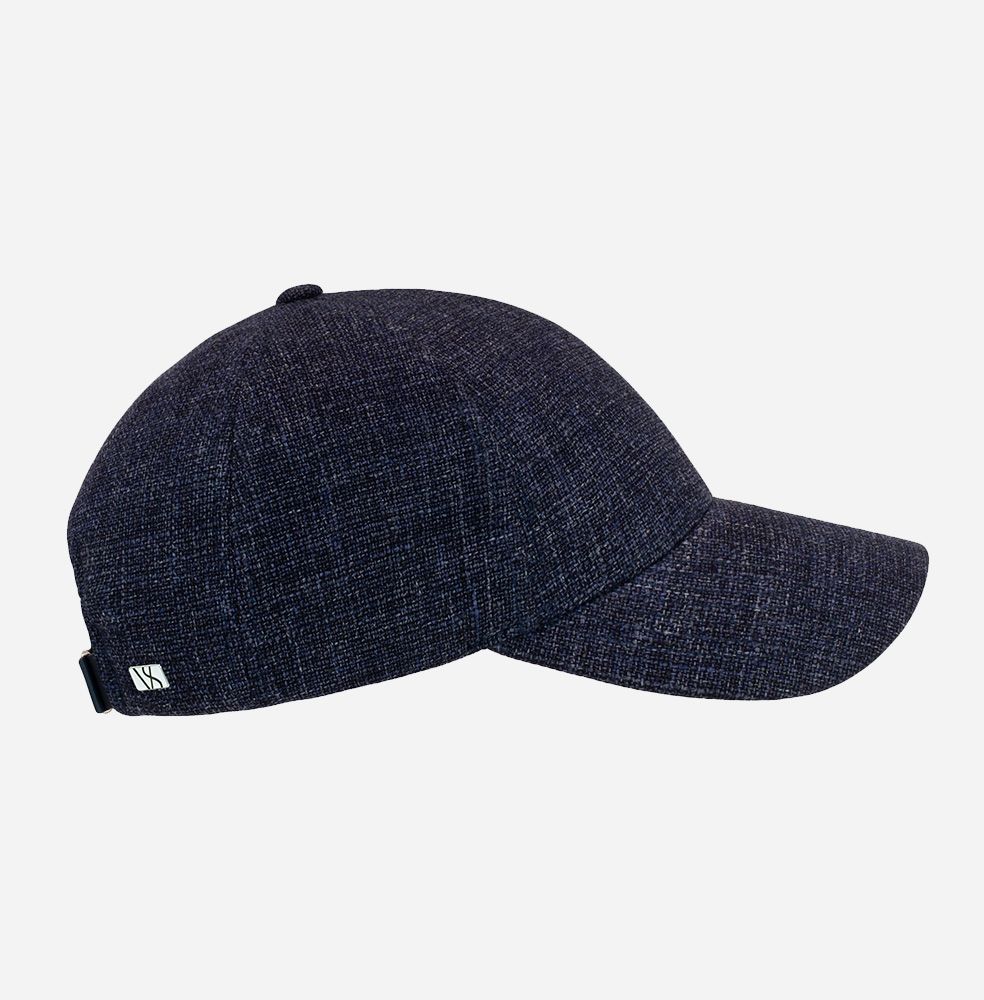 Melange Navy Linen