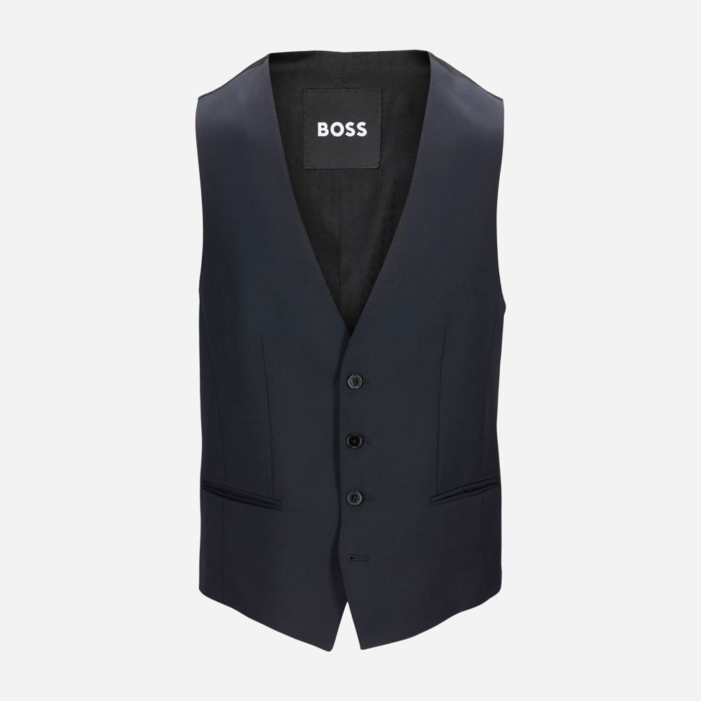 Huge Suit Vest - Dark Blue