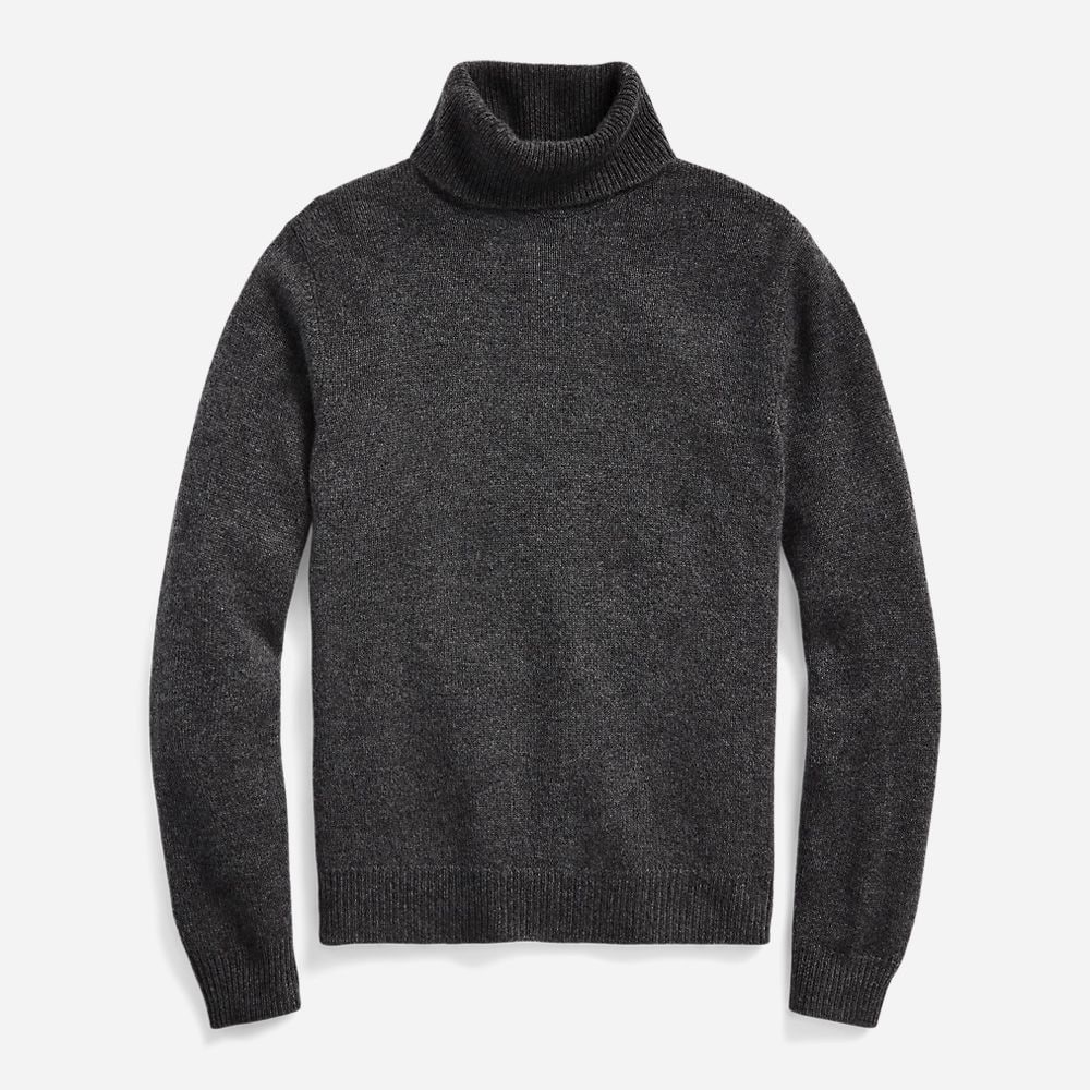 Tn Po-Long Sleeve-Sweater Medium Grey Melange