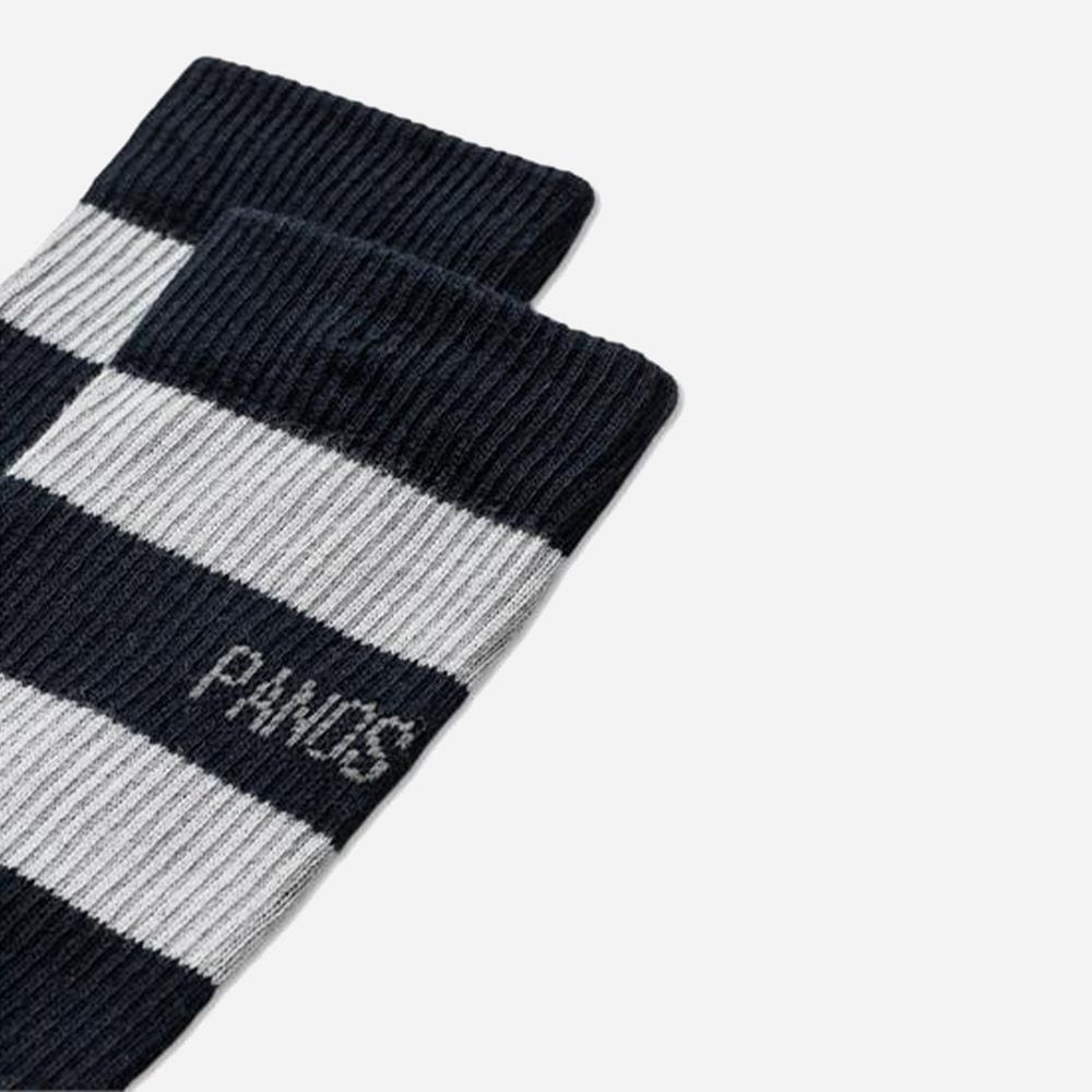 Pe 3pk Sports Stripe Black/Marine Blue/Grey Htr