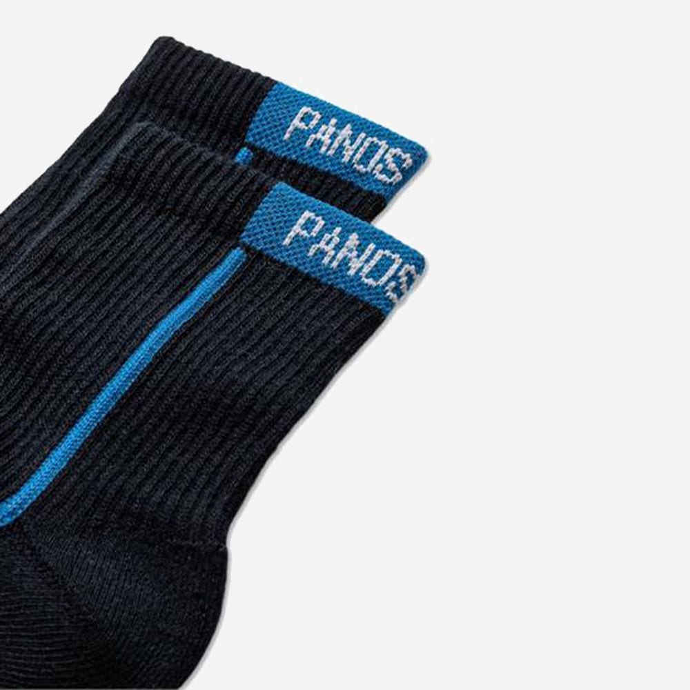 Pe 3pk Racer Stripe Quarter Black/Marine Blue/Grey Htr