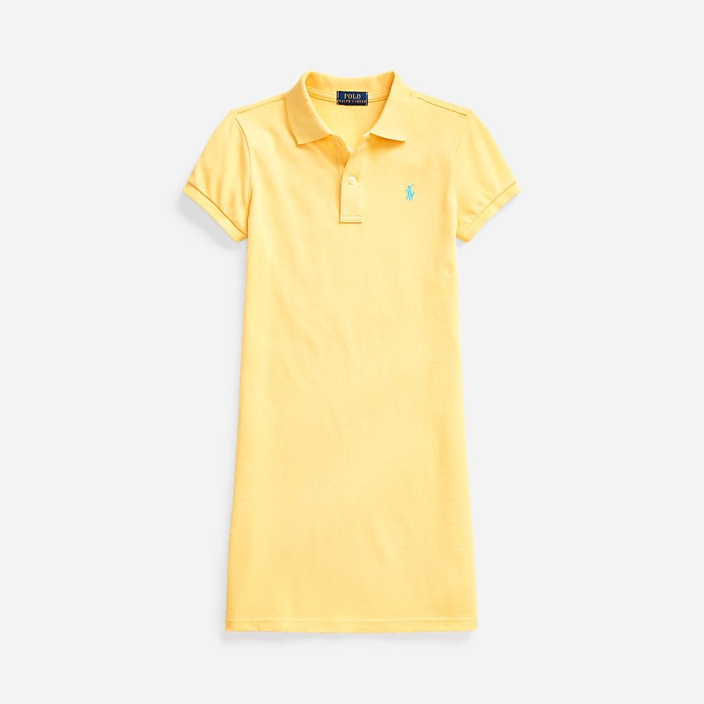 Polo Dres-Dresses-Knit 8-10y Empire Yellow