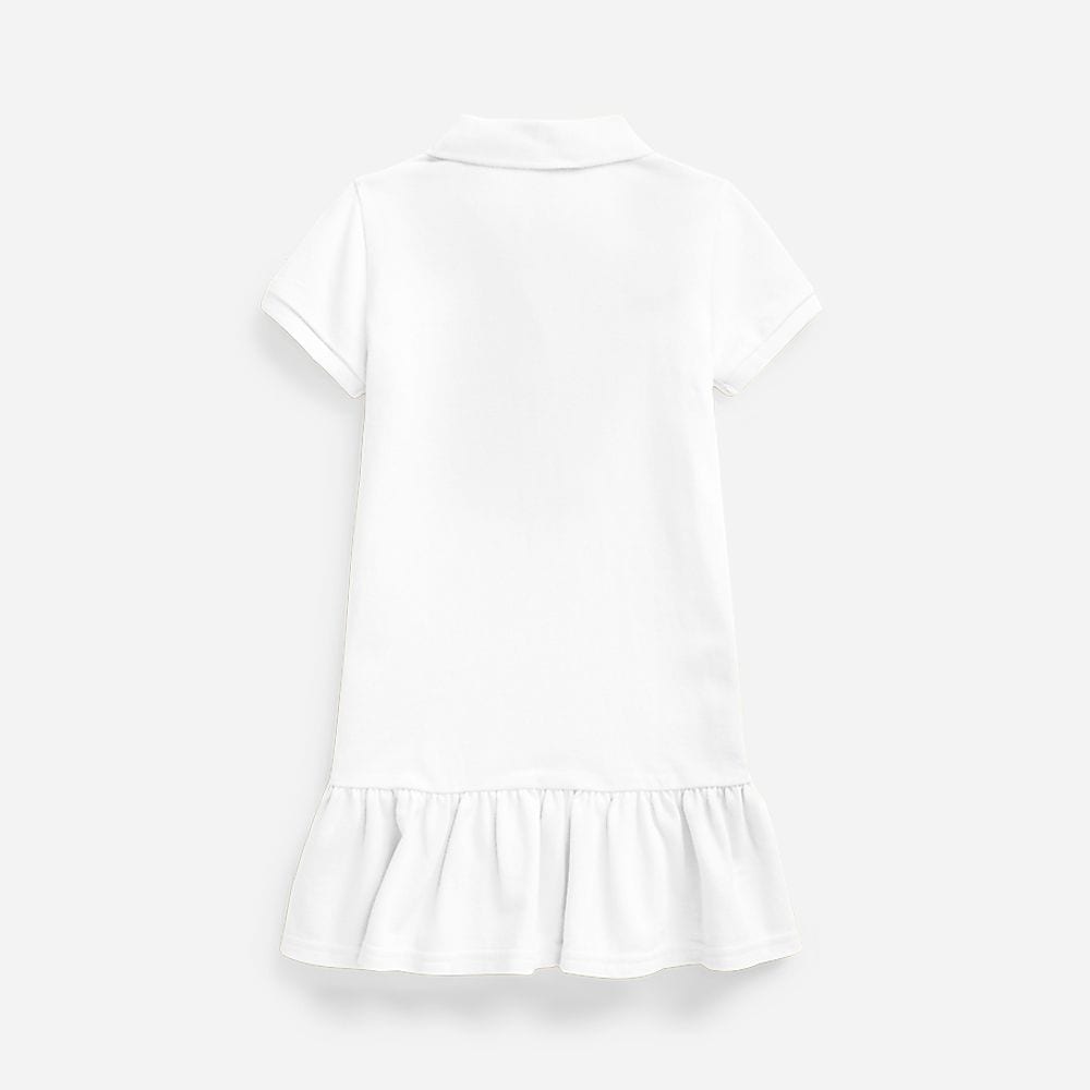 Polo Dres-Dresses-Knit 2-6y White