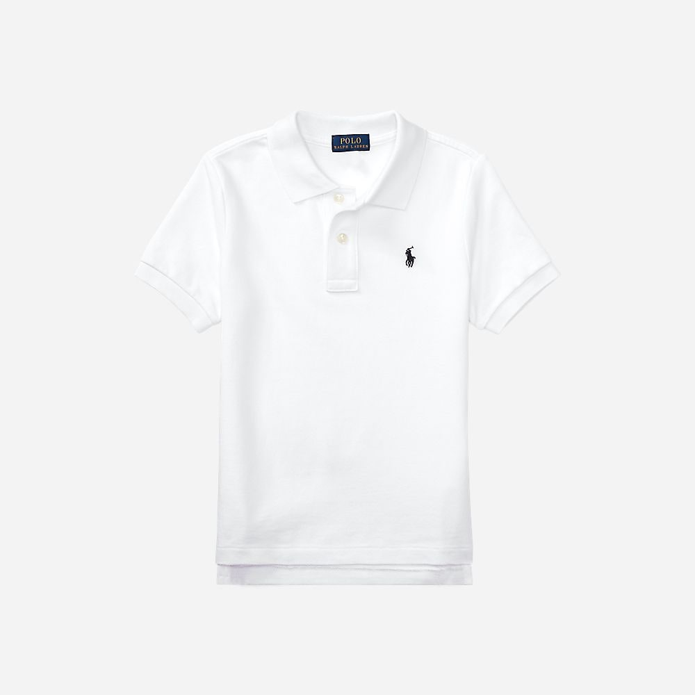 Polo-Tops-Knit 2-6y White