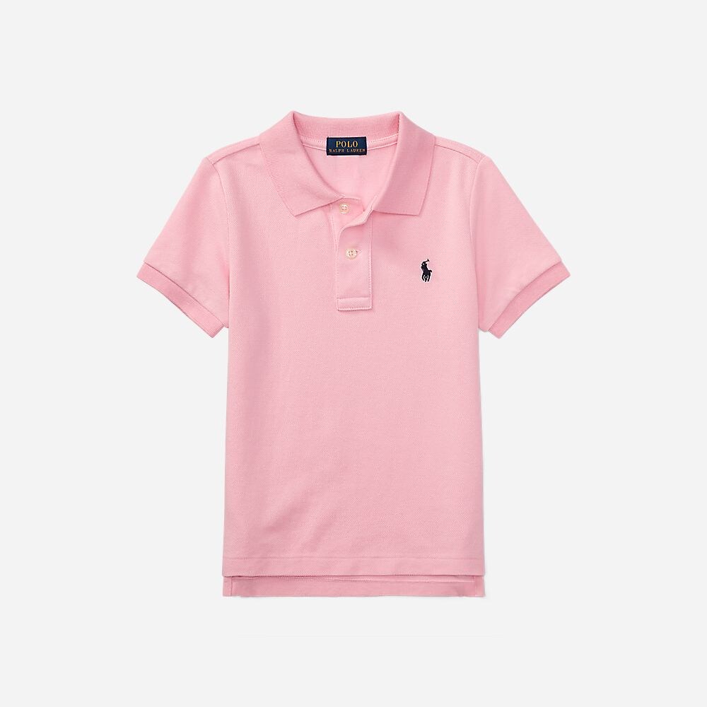 Polo-Tops-Knit 2-6y Carmel Pink
