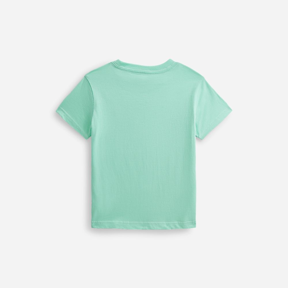 Ss Cn-Tops-T-Shirt 2-6y Aqua Verde/C1390