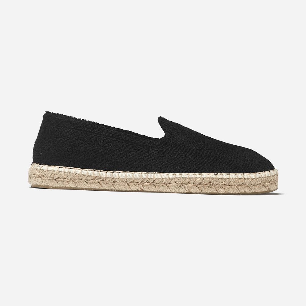 Black Terry Espadrilles Black