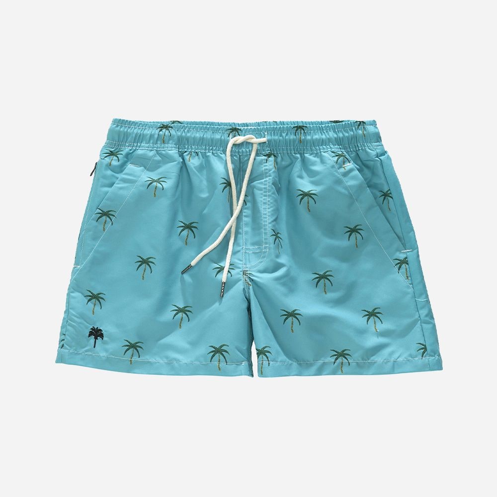 Blue Palm Swim Shorts Blå
