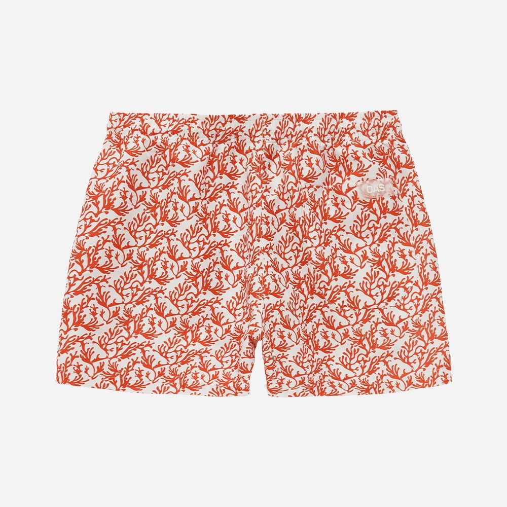 Red Coral Swim Shorts Red