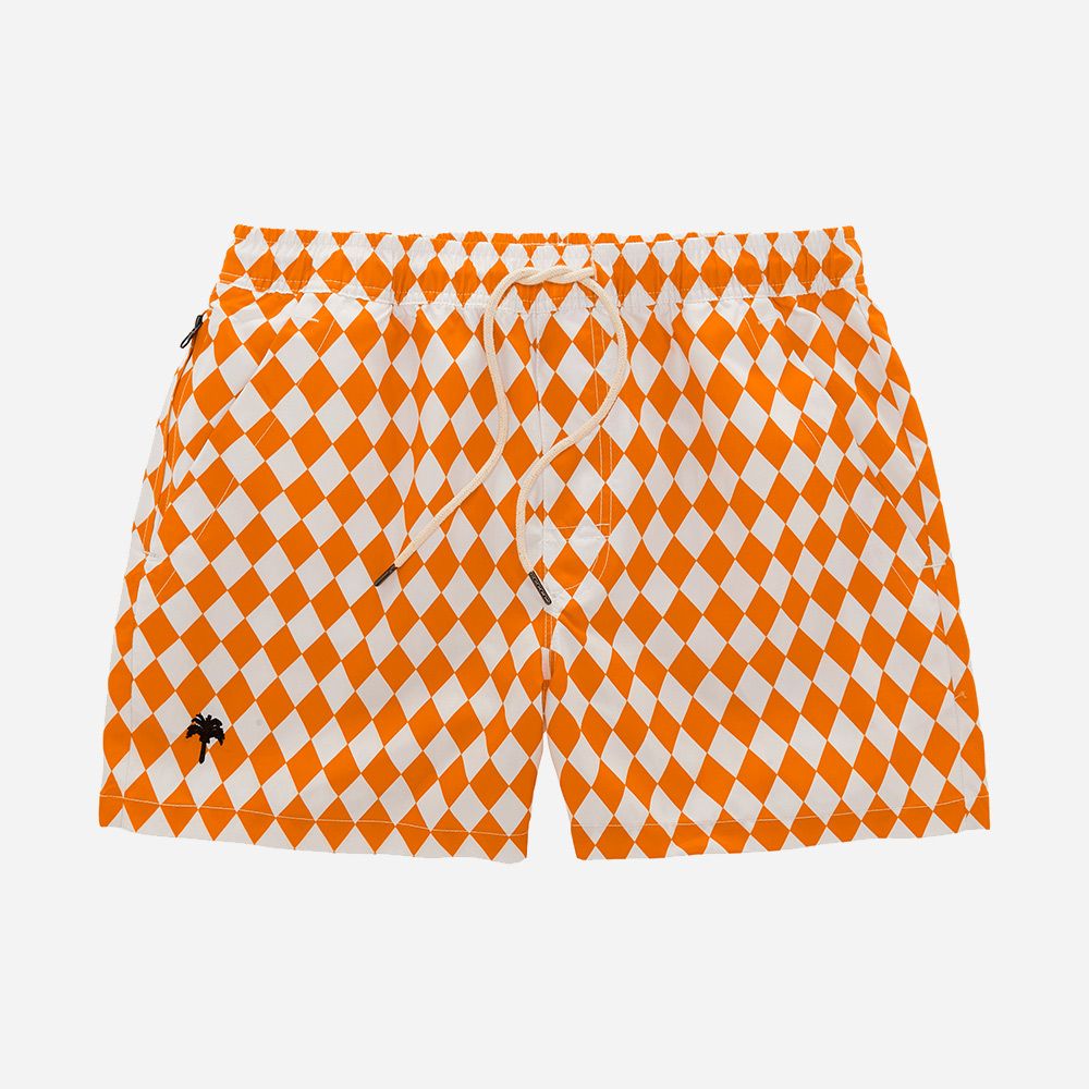 Rusty Diamon Swim Shorts Orange