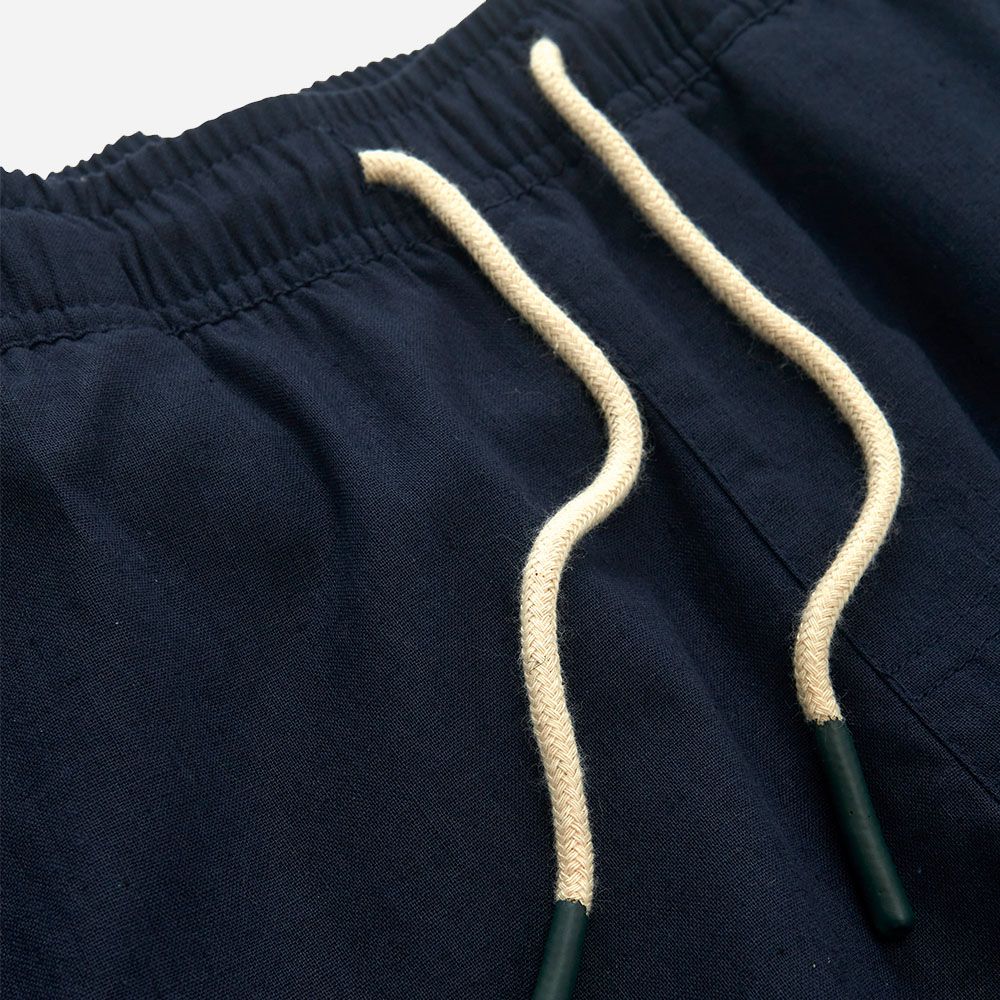 Navy Linen Long Pant Navy