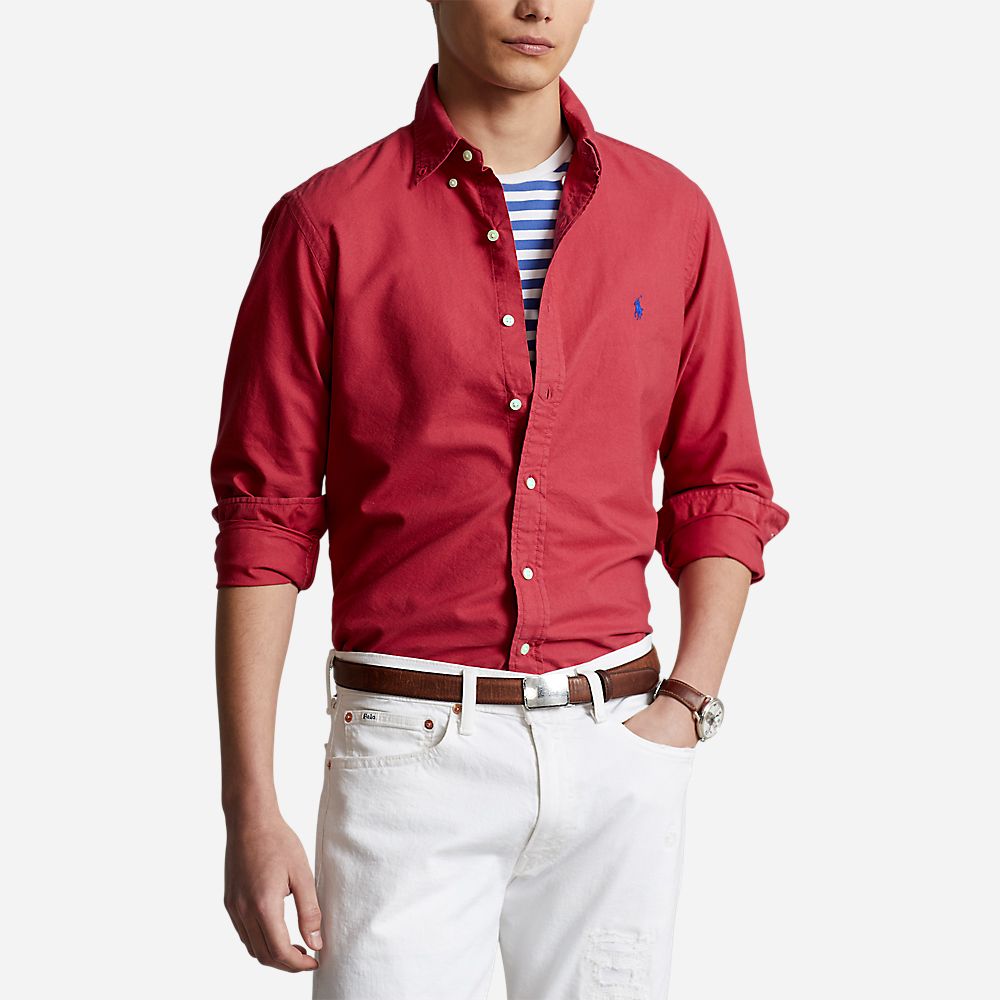 Slbdppcs-Long Sleeve-Sport Shirt Sunrise Red