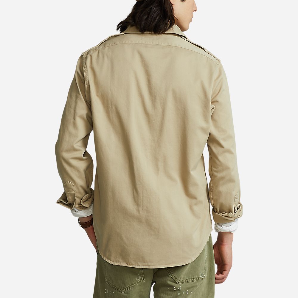 Bbvintmil-Long Sleeve-Sport Shirt 3419 Khaki