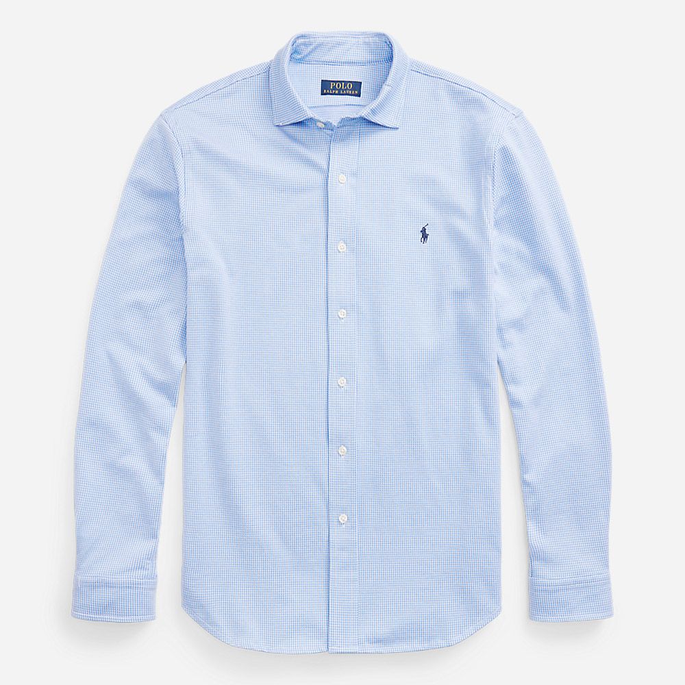 Estppcs-Long Sleeve-Sport Shirt Hrbr Islnd Blu/Wht Houndstooth