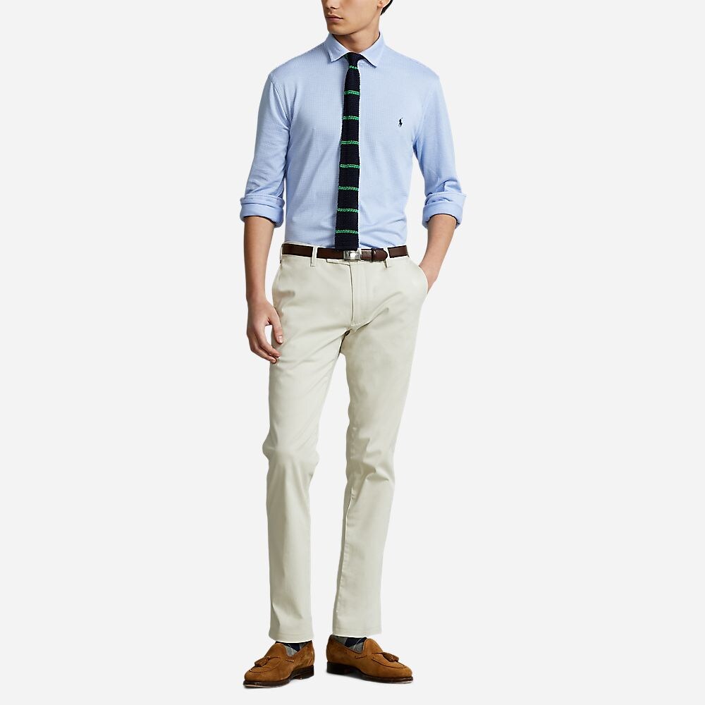 Estppcs-Long Sleeve-Sport Shirt Hrbr Islnd Blu/Wht Houndstooth
