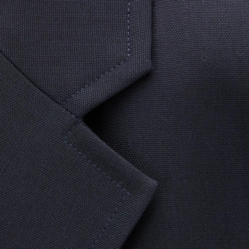 Fitted Single-Breasted Jacket Dark Navy