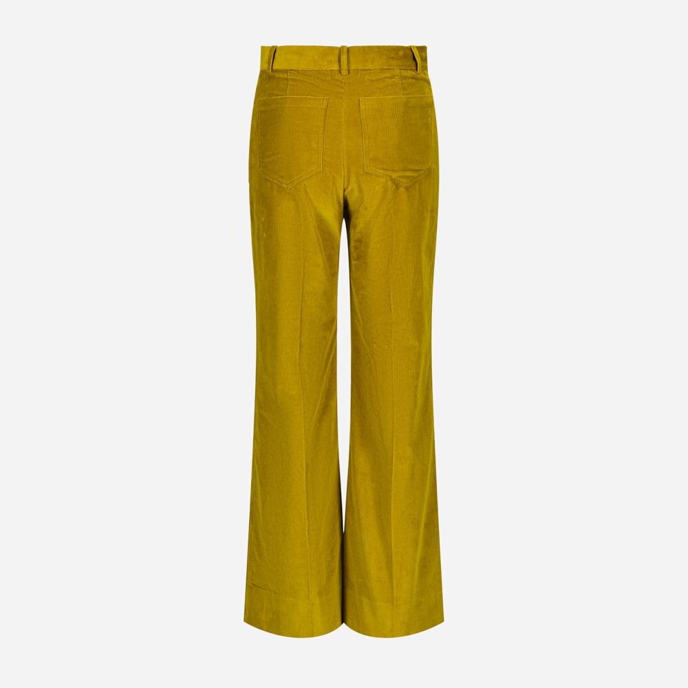 Corduroy Alina Trouser Moss Green