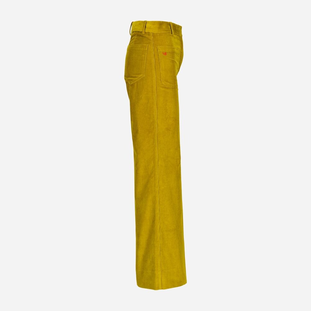 Corduroy Alina Trouser Moss Green