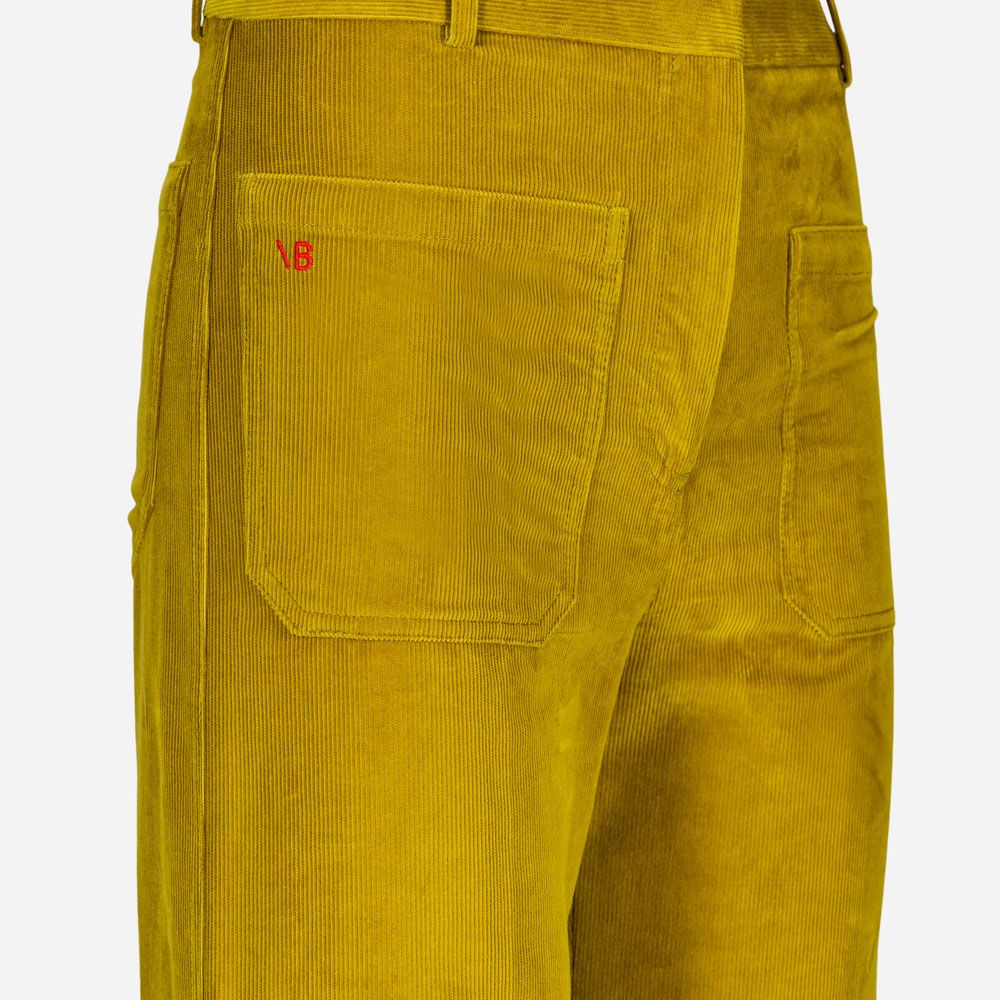 Corduroy Alina Trouser Moss Green