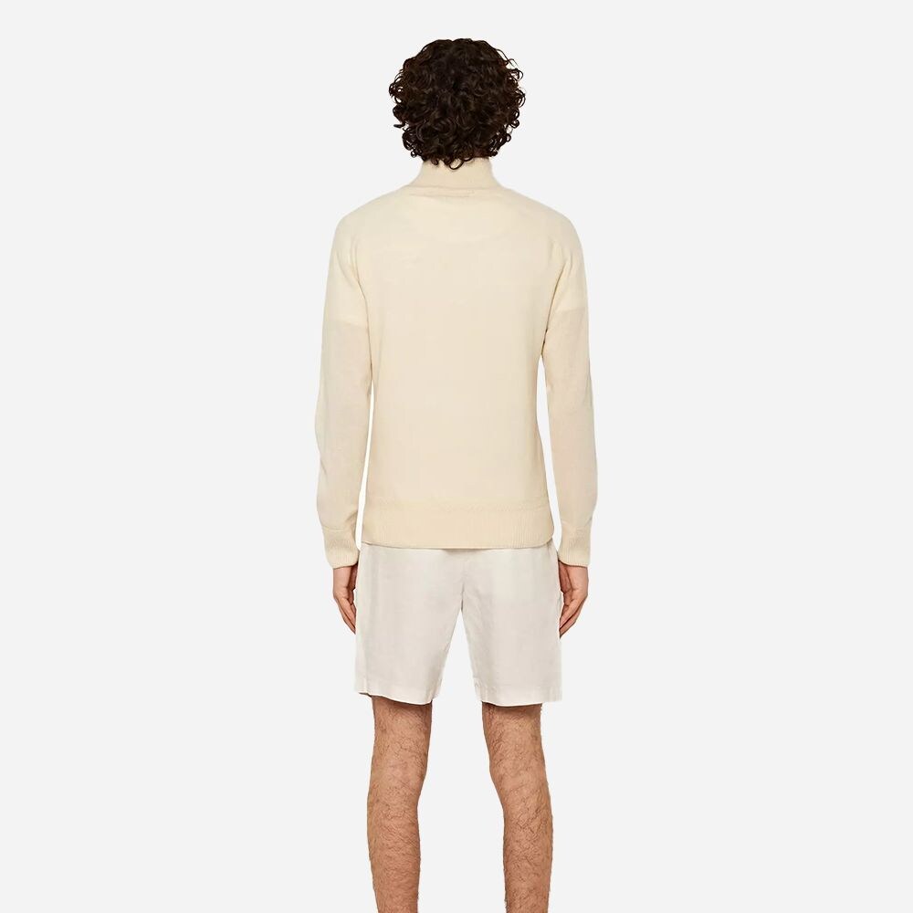 Norwich Linen Ob Stripe White Sand