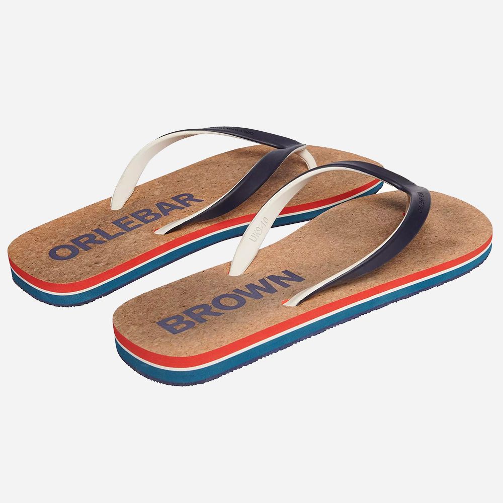 Haston Cork Ob Stripe Navy/White Sand