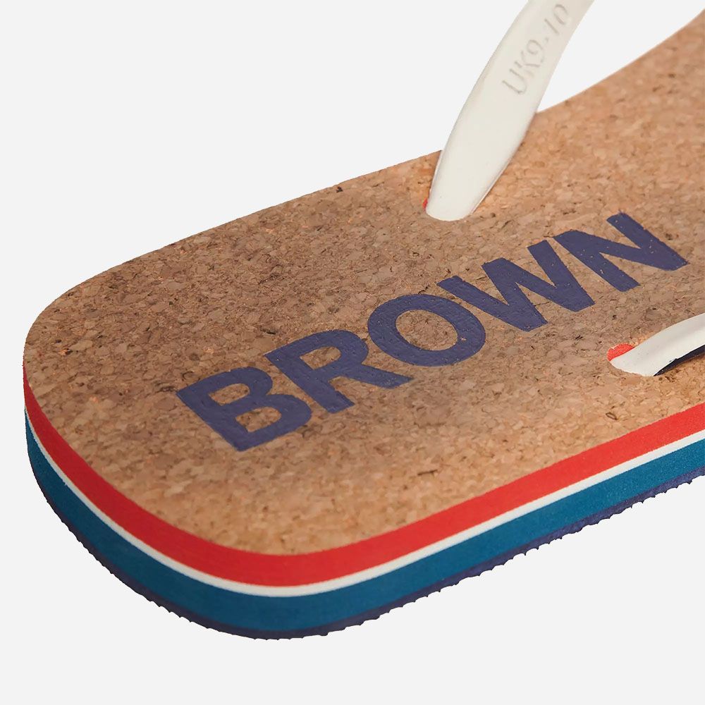 Haston Cork Ob Stripe Navy/White Sand