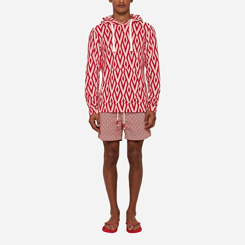 Blaine Cano Jacquard Summer Red/White Sand