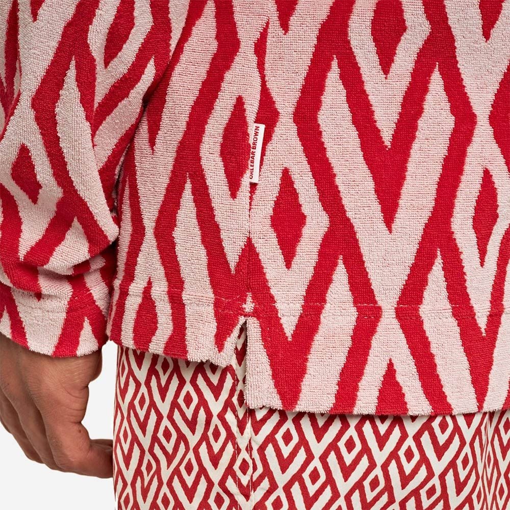 Blaine Cano Jacquard Summer Red/White Sand