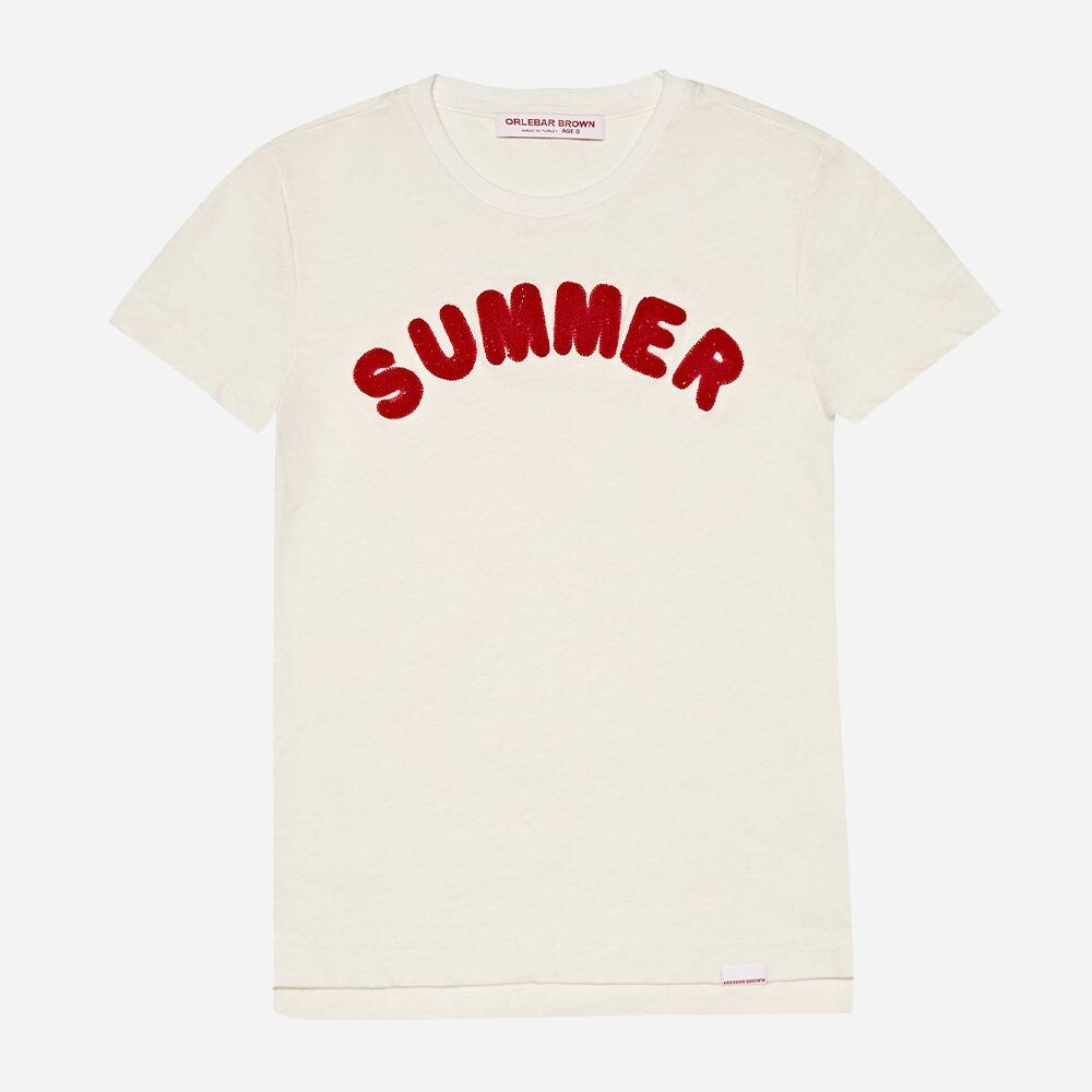 Jimmy Summer Towelling Gw White Sand/Summer Red