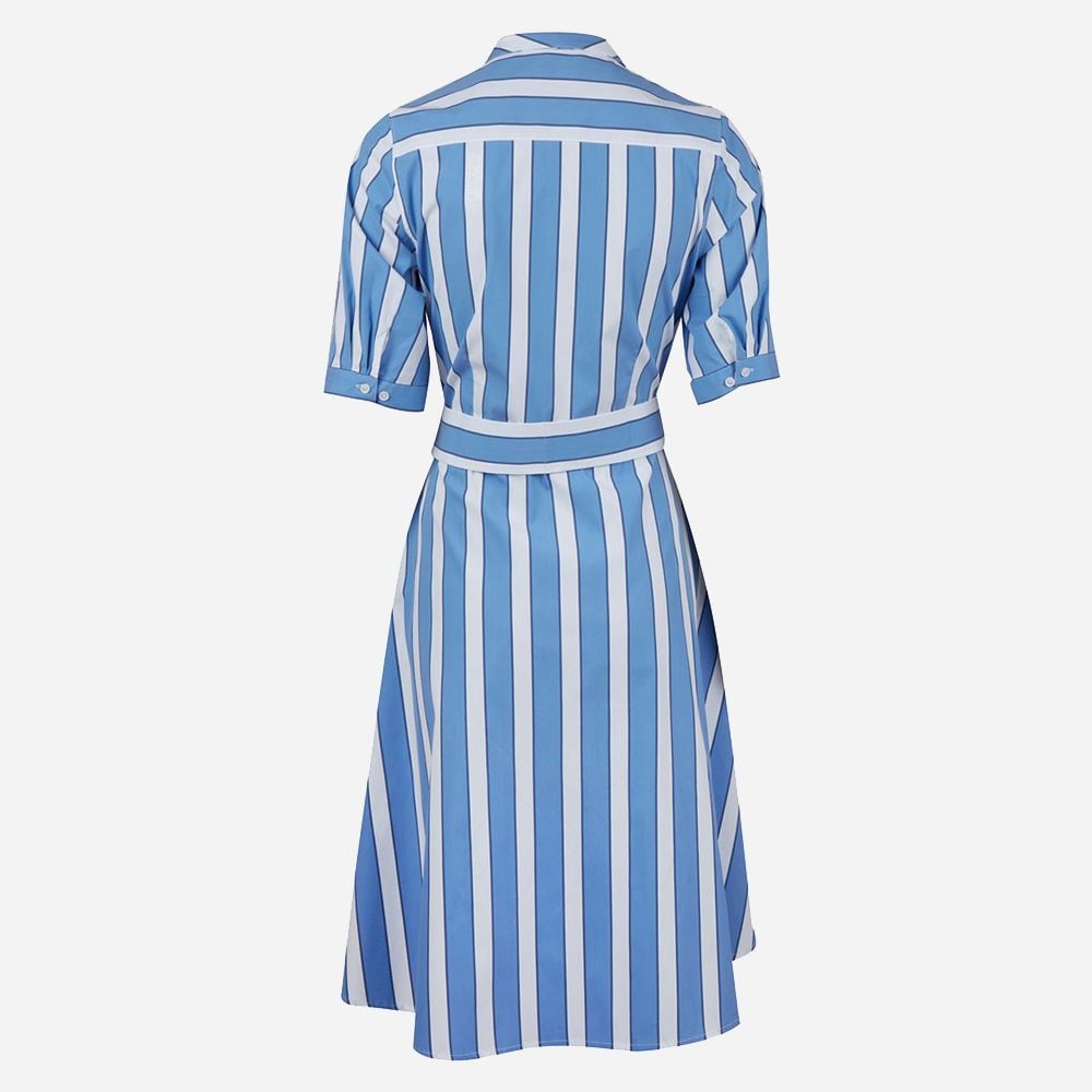 Sofia Dress Blue/White