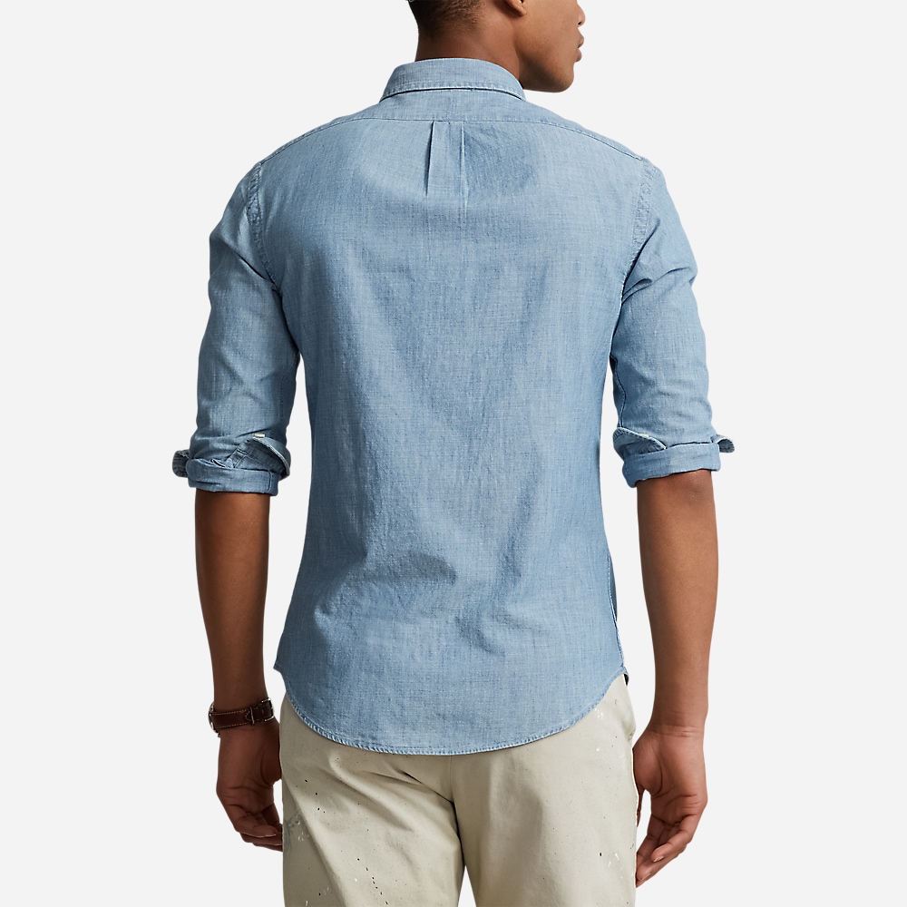 Custom Fit Chambray Shirt - Chambray