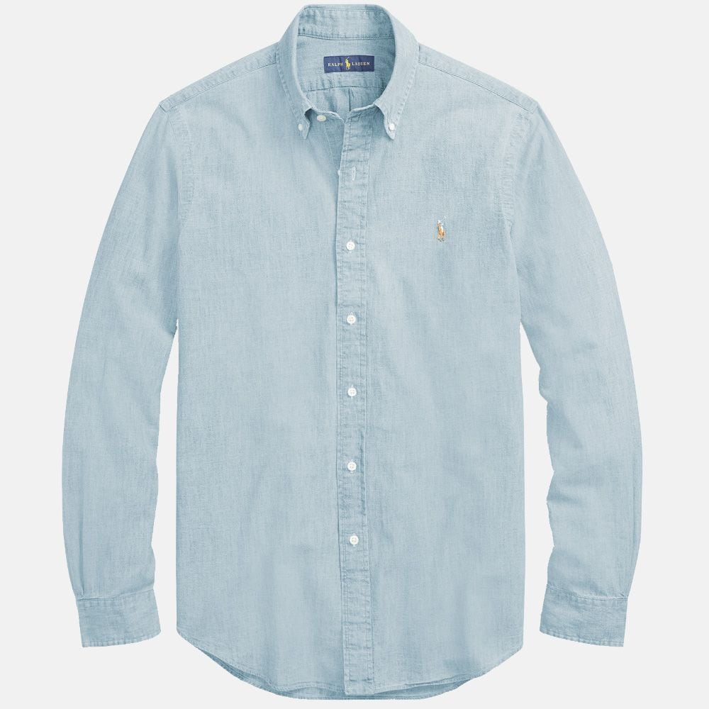 Custom Fit Chambray Shirt - Chambray