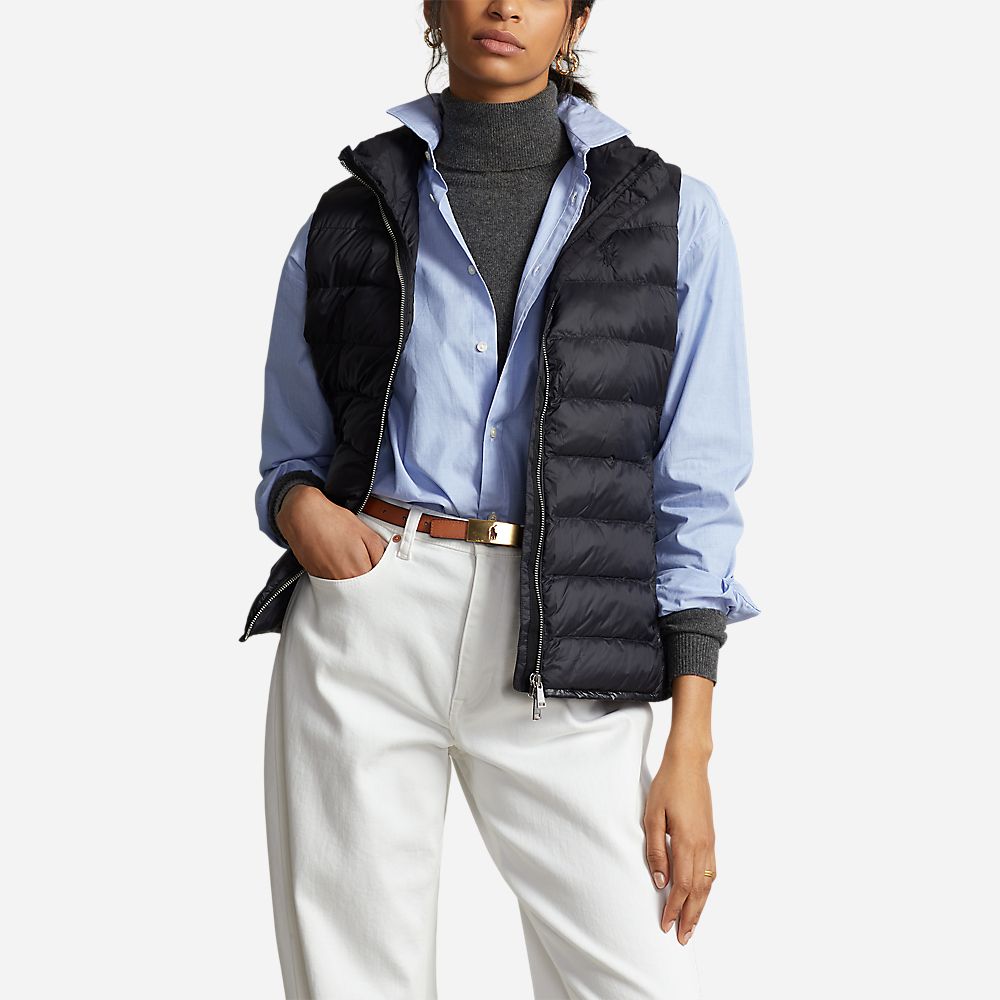 Hrlw Pk Vst-Insulated-Vest Polo Black