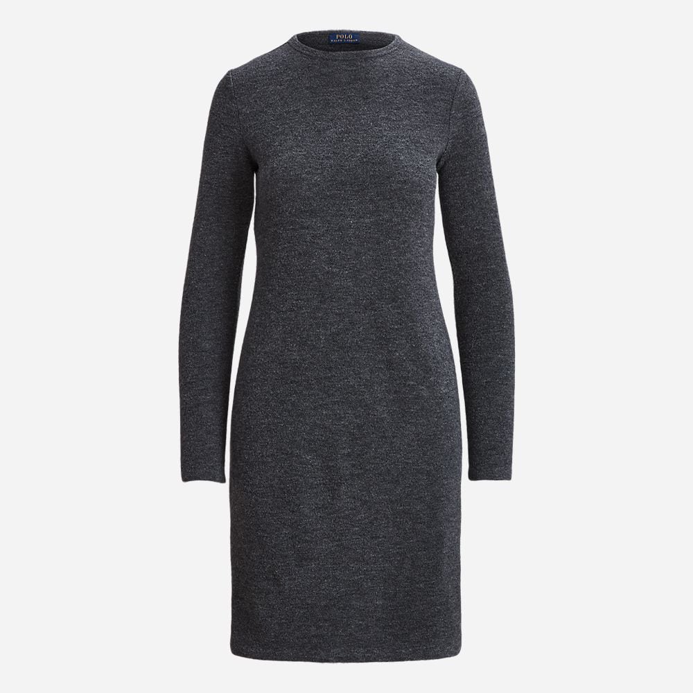 Ls Mini Drs-Long Sleeve-Day Dress Medium Flannel Heather