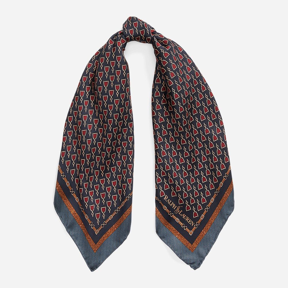 Eq Sq Scrf-Scarf Navy Multi