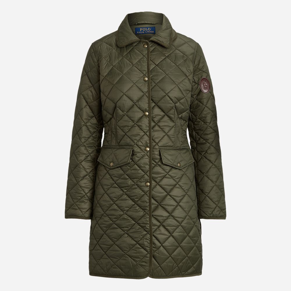 Quilted Taffeta Coat Expedition Olive