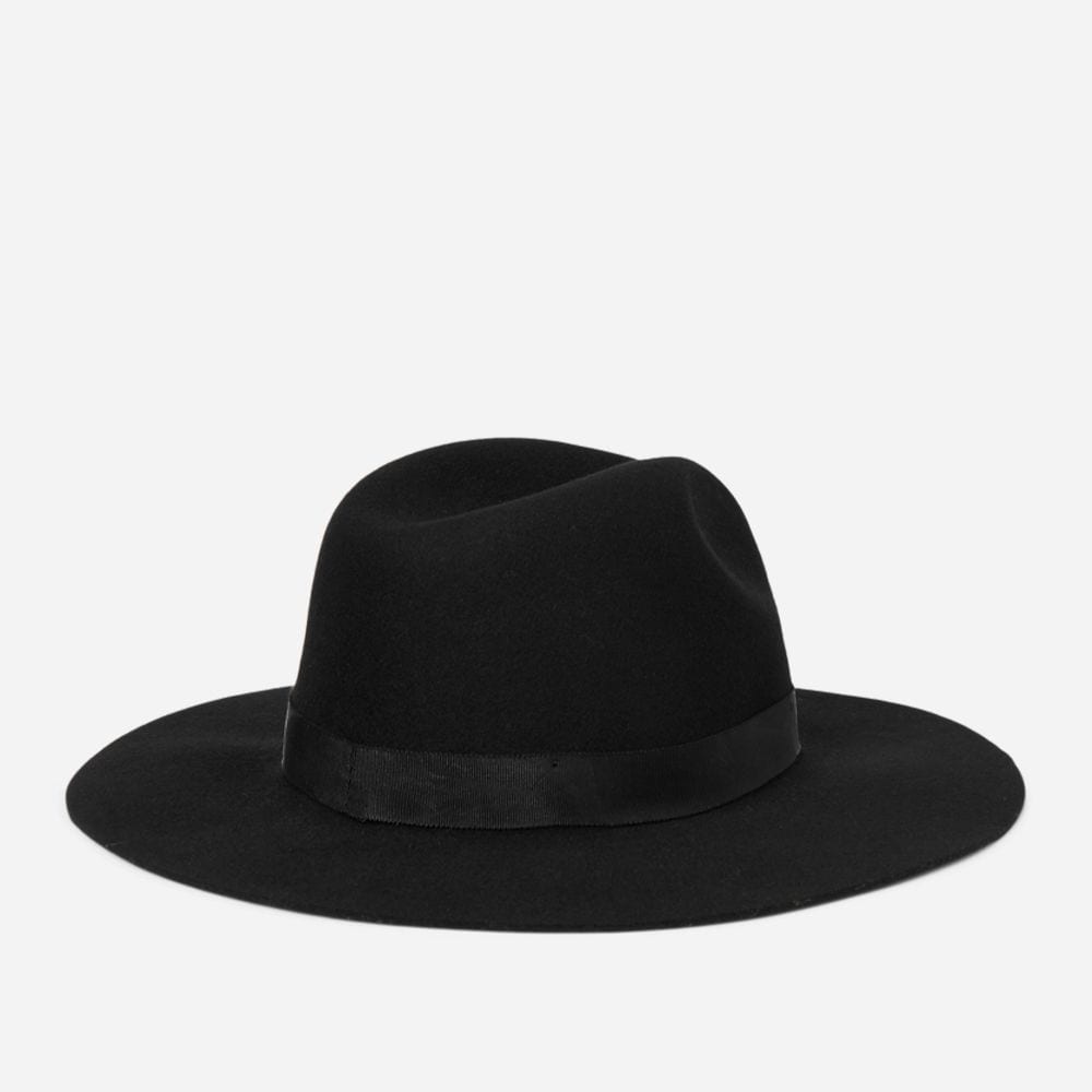 Wool Fedora-Hat Black