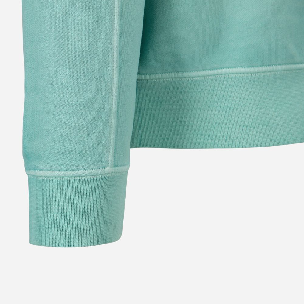 Sweatshirt Hood Mineral Blue